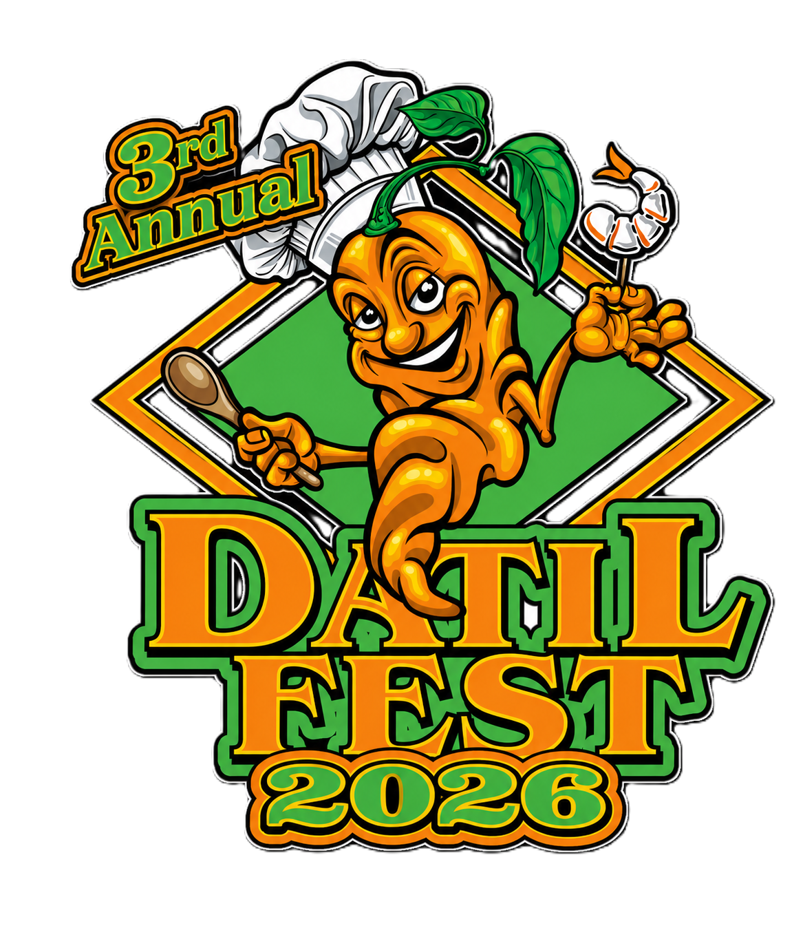 3rd Annual Datil Fest 2026 official logo